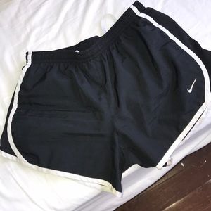 Black nike running shorts!